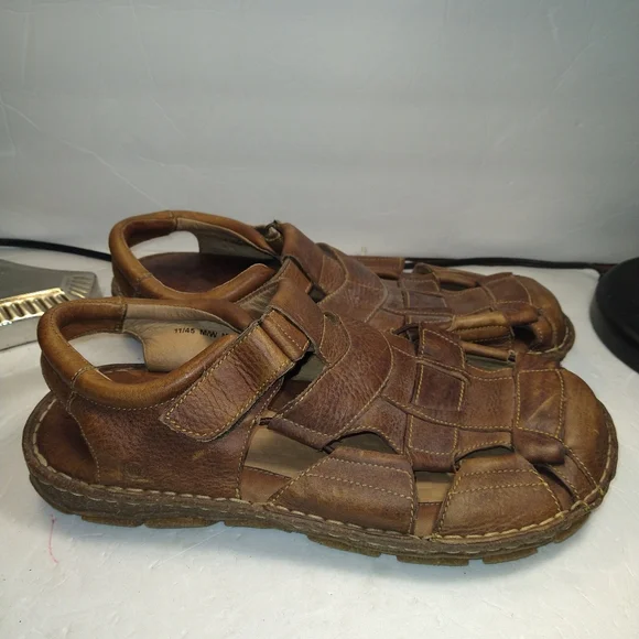 Born | Shoes | Born Cabot Iii Fisherman Brown Leather Closed  display picture 1